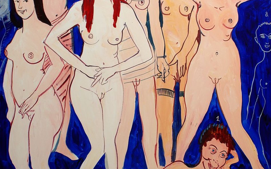 Edward Dwurnik „Siostry awangardy”, 2001 Dzięki uprzejmości Muzeum Pomorza Środkowego w Słupsku