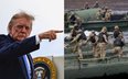 Prezydent Donald Trump chciał ograniczenia wspólnych manewrów z Koreą Południową. Na zdjęciu: żołnie