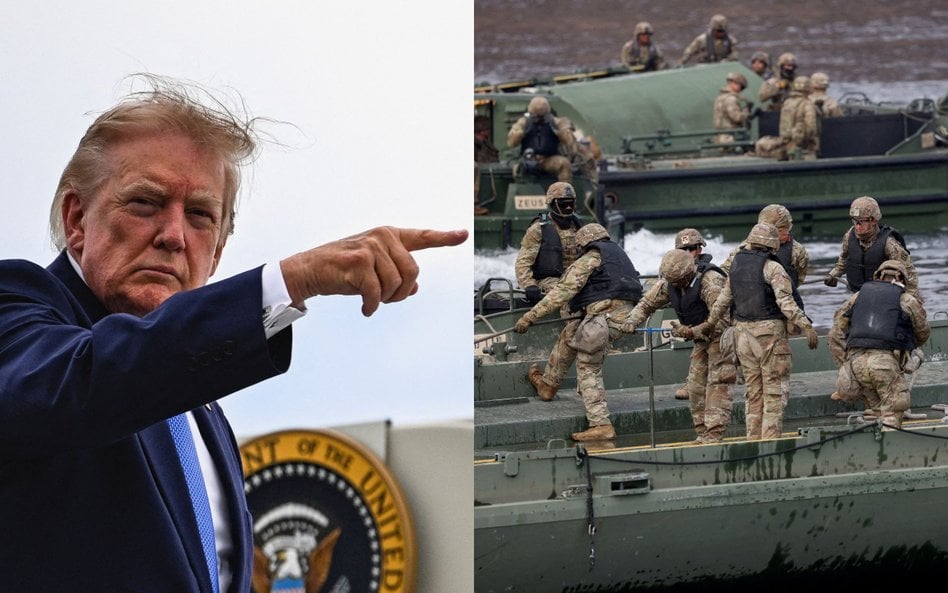 Prezydent Donald Trump chciał ograniczenia wspólnych manewrów z Koreą Południową. Na zdjęciu: żołnie
