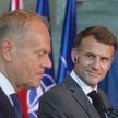 Donald Tusk i Emmanuel Macron