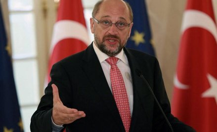Martin Schulz podczas wizyty w Turcji, 1 września