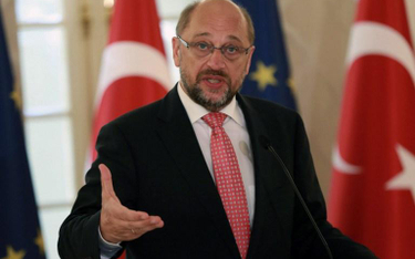 Martin Schulz podczas wizyty w Turcji, 1 września
