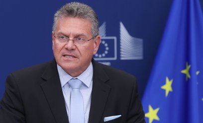 Komisarz UE ds. handlu Maroš Šefčovič dołączył do unijnych negocjatorów przebywających od początku t
