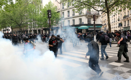 W Paryżu aresztowano 45 uczestników protestów