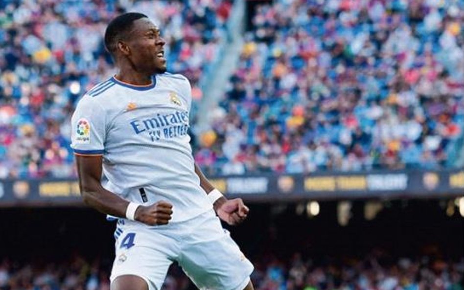David Alaba swojego pierwszego gola w Realu strzelił Barcelonie