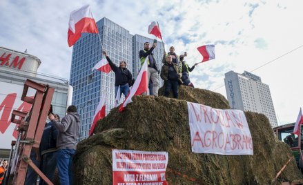 Protest rolników w Warszawie