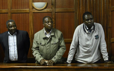 Od lewej – były sekretarz generalny Kenijskiego Komitetu Olimpijskiego Kenii Francis Kanyili, były s