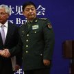 Amerykański sekretarz obrony Chuck Hagel i jego chiński odpowiednik generał Chang Wanquan