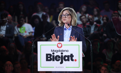Kandydatka Lewicy na prezydenta Magdalena Biejat
