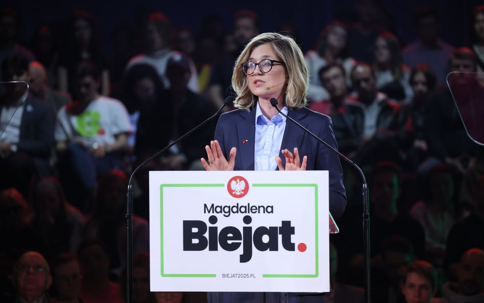 Kandydatka Lewicy na prezydenta Magdalena Biejat