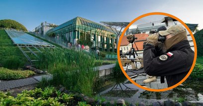 Służba Ochrony Państwa i Policja interweniowały na terenie ogrodów BUW w związku z podejrzanymi lota