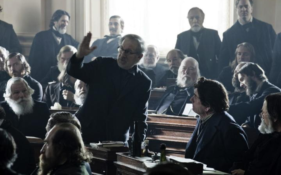 Steven Spielberg na planie „Lincolna”, 2012