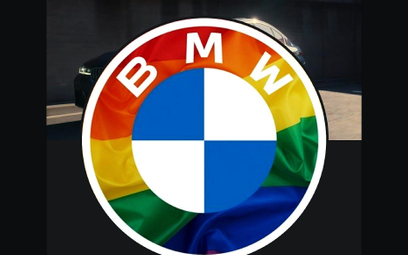 Tęczowy logotyp BMW. Bawarska marka manifestuje otwartość i równość