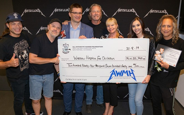 Metallica przekazała 200 tys. złotych na warszawskie hospicjum