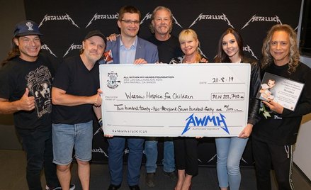 Metallica przekazała 200 tys. złotych na warszawskie hospicjum