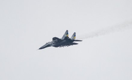 Ukraiński MiG-29 nad wschodnią Ukrainą