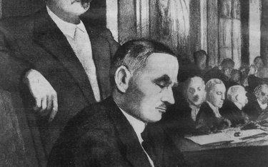 Roman Dmowski i Ignacy Jan Paderewski podpisują traktat wersalski 28 czerwca 1919 r. W ich wizji Pol