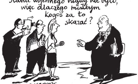 Komentarz rysunkowy. Stanu wojennego nie było