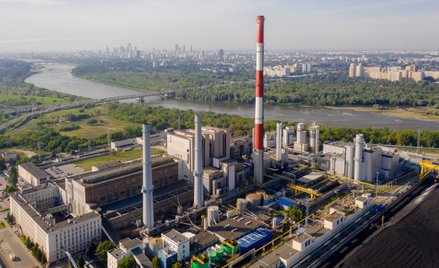 Elektro- ciepłownia Żerań w Warszawie należąca do ORLEN Termika