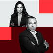 Marzena Tabor-Olszewska, redaktor prowadząca „Rzeczpospolitej” i Tomasz Krzyżak, dziennikarz, public