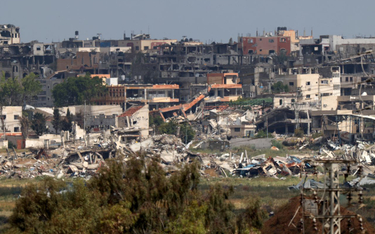 Widok na Strefę Gazy z Izraela