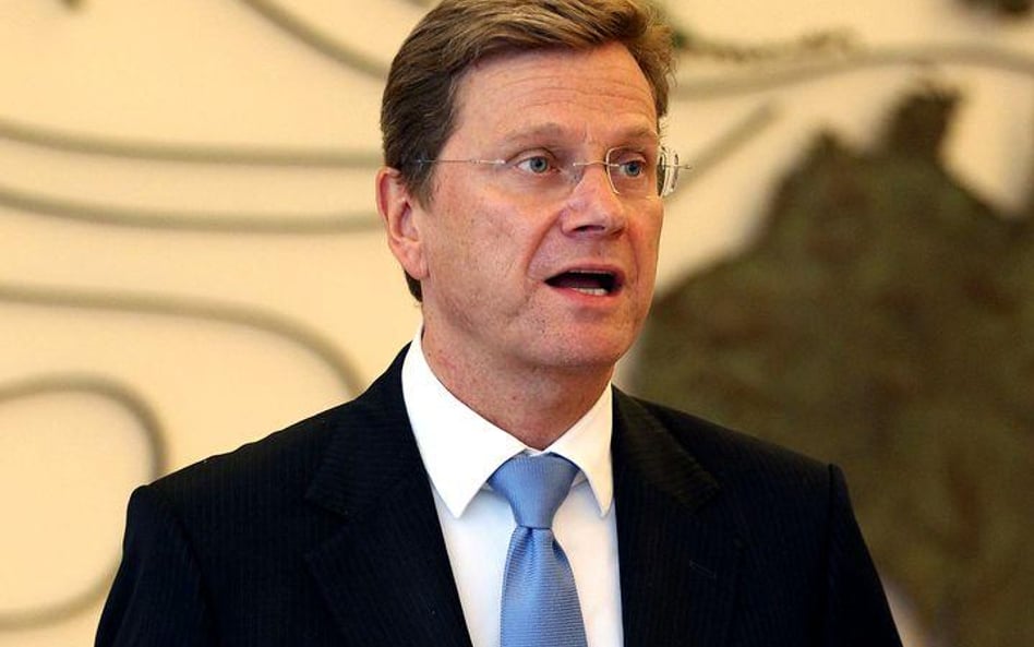 Szef niemieckiej dyplomacji, Guido Westerwelle