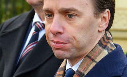 Wicemarszałek Sejmu Krzysztof Bosak (Konfederacja) po spotkaniu z premierem Mateuszem Morawieckim (P