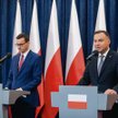 Premier Mateusz Morawiecki i prezydent Andrzej Duda.