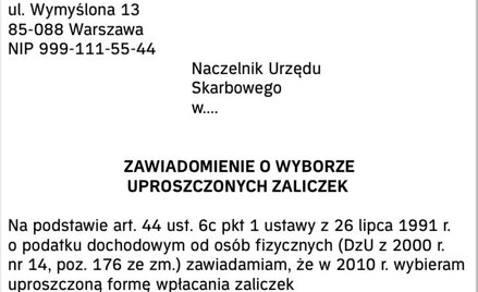 Zaliczki można płacić rzadziej lub w stałej kwocie