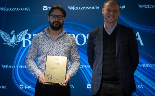 Nagrodę „Zielony Orzeł Rzeczpospolitej” w kategorii „START-UP” odebrał Dominik Zdybała, prezes Alpha
