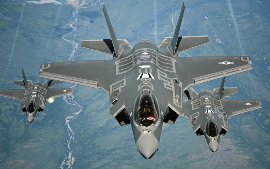 Samoloty Lockheed Martin F-35A Lighting II USAF. Fot./USAF.