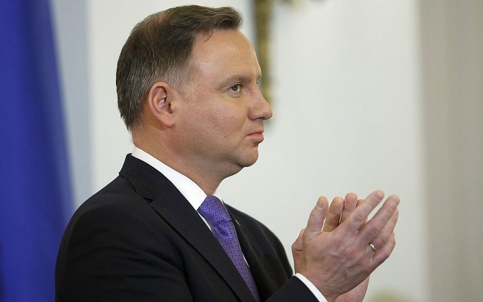 Andrzej Duda oskarża Władimira Putina o "historyczne kłamstwo"