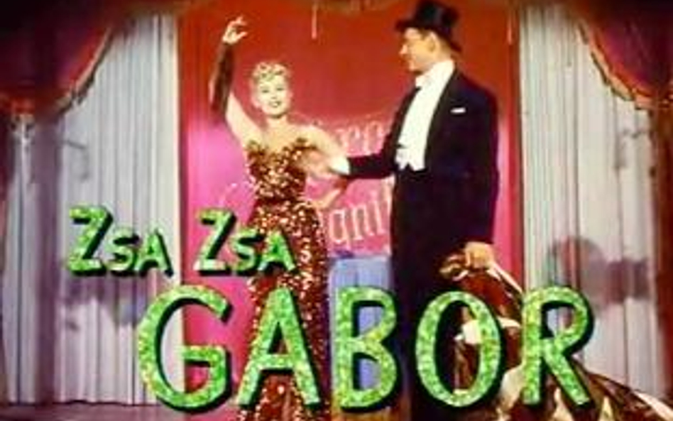Kadr z filmu "Lili" z Zsa Zsa Gabor
