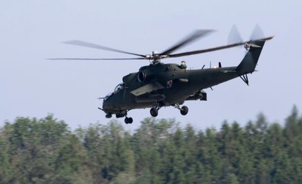Wojsko Polskie skierowało w rejon zdarzenia śmigłowiec wojskowy Mi-24 (fot. ilustracyjna)