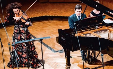 Alena Baeva i Vadym Kholodenko zagrali m.in. utwory Bacewicz i Lutosławskiego
