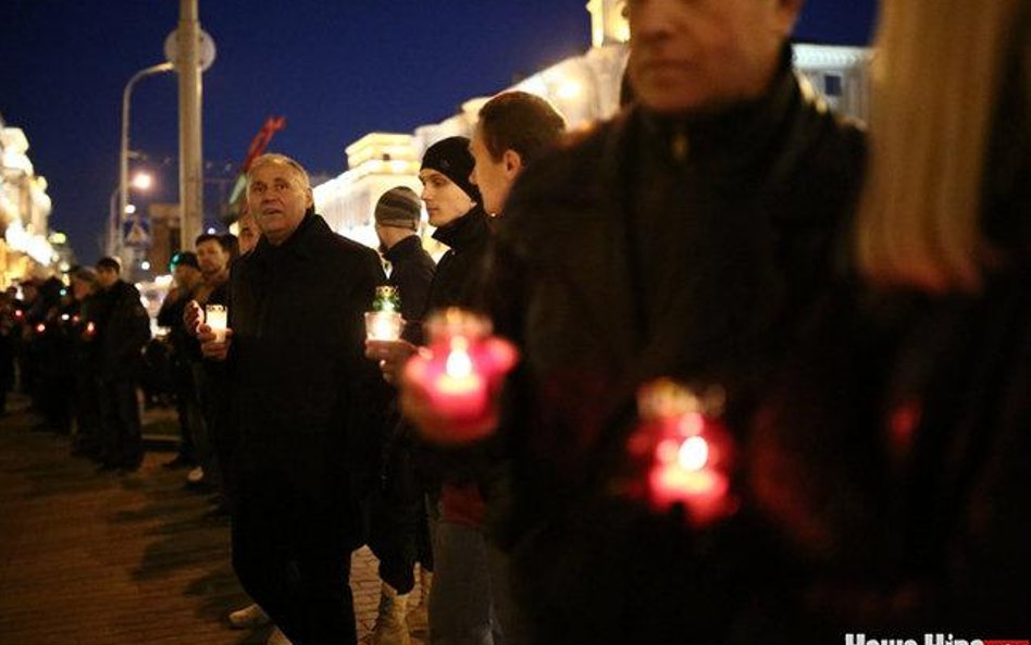 Były więzień polityczny i jeden z liderów białoruskiej opozycji Mikoła Statkiewicz