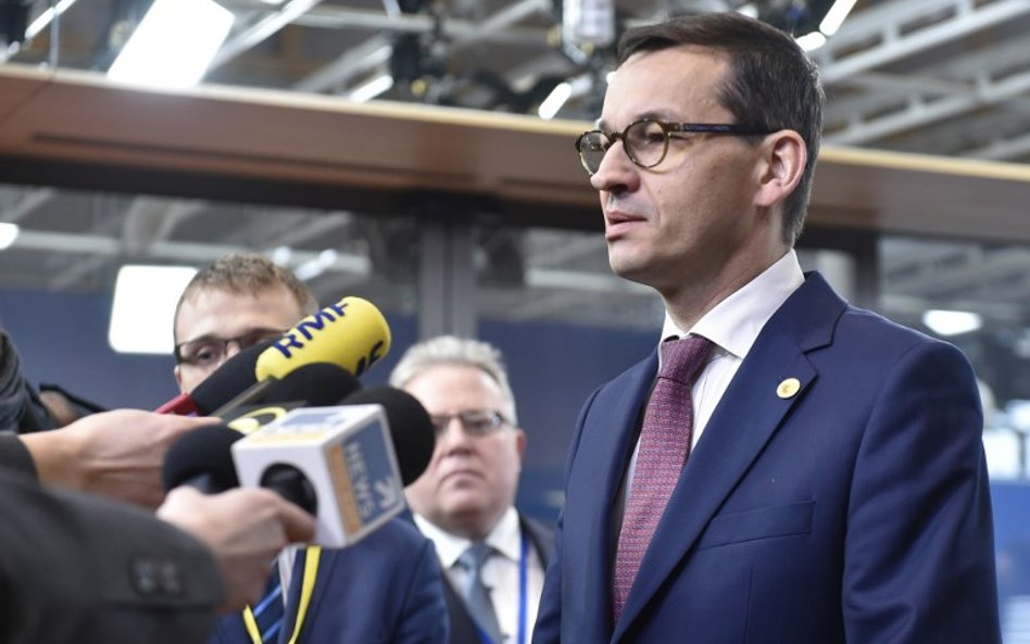 Morawiecki: Przewodniczący RE Donald Tusk zaczyna mówić w taki sposób jak Polska