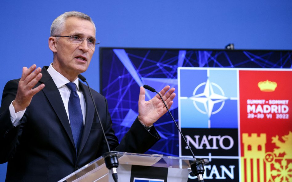 Sekretarz generalny NATO Jens Stoltenberg