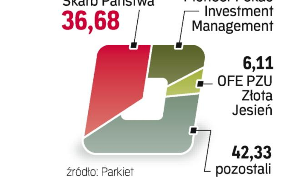 Skarb Państwa jest największym akcjonariuszem spółki. Ma zachować swoje udziały ?