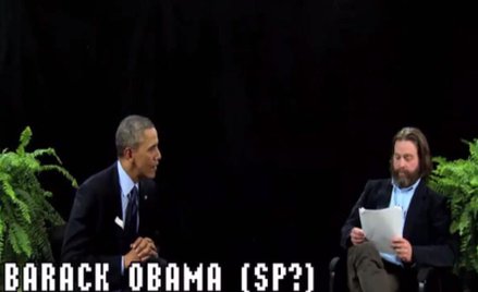 Obama z mchu i paproci