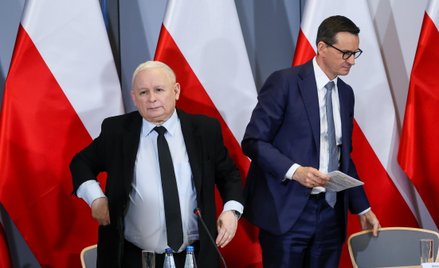 Jarosław Kaczyński i Mateusz Morawiecki