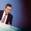 Mario Draghi, szef Europejskiego Banku Centralnego, chce zapewnić wsparcie bankom za pomocą TLTRO. C