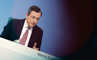 Mario Draghi, szef Europejskiego Banku Centralnego, chce zapewnić wsparcie bankom za pomocą TLTRO. C