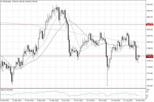 Notowania złota – dane dzienne