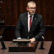 Poseł Konfederacji Grzegorz Braun podczas dyskusji sejmowej o obywatelskim projekcie ustawy ws. refu
