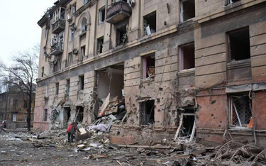 Mariupol, zniszczenia po rosyjskim ataku