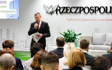 Spotkanie Liderów Branży Nieruchomości otworzył Bogusław Chrabota, redaktor naczelny „Rzeczpospolite