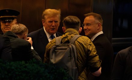 Spotkanie Andrzeja Dudy z Donaldem Trumpem w Nowym Jorku, kwiecień 2024 r.