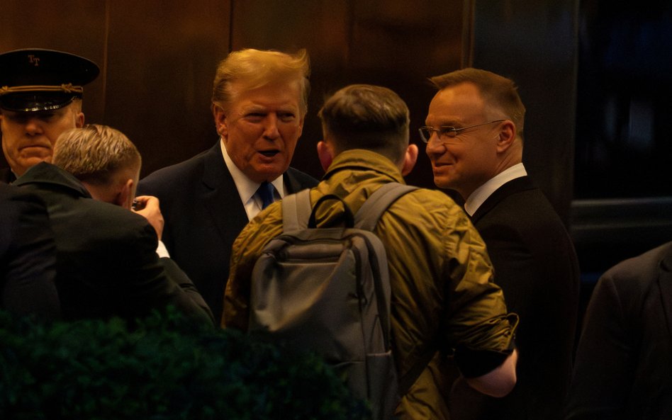 Donald Trump i Andrzej Duda