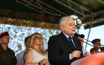 Jarosław Kaczyński w Uniejowie